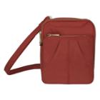 Travelon Anti-theft Signature Slim Day Bag, Adult Unisex, Red