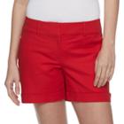Women's Apt. 9&reg; Torie Cuffed Shorts, Size: 2, Med Red