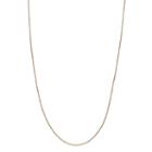 24k Gold Over Silver Etched Chain Necklace - 30 In, Women's, Yellow