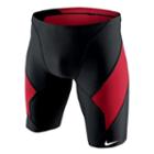 Men's Nike Victory Colorblock Swim Jammer, Size: 38, Med Red
