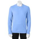 Men's Tek Gear&reg; Fleece Crew Sweatshirt, Size: Medium, Blue