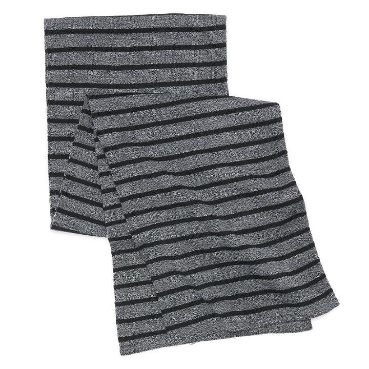 Men's Apt. 9&reg; Striped Marled Scarf, Black