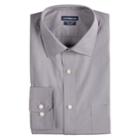 Men's Croft & Barrow&reg; Slim-fit Easy-care Spread-collar Dress Shirt, Size: 17-34/35, Med Grey