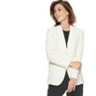 Women's Popsugar Essential Blazer, Size: Large, White