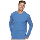 Men's Sonoma Goods For Life&trade; Modern-fit Supersoft Thermal Henley, Size: Xl, Med Blue