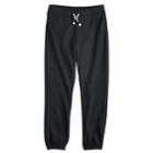 Girls 7-16 So&reg; French Terry Sweatpants, Size: 16, Black