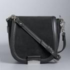 Simply Vera Vera Wang Monte Suede Saddle Bag, Women's, Grey