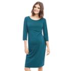 Maternity Oh Baby By Motherhood&trade; Striped Shift Dress, Women's, Size: Medium, Blue (navy)