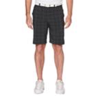 Men's Grand Slam Regular-fit Mini-grid Stretch Performance Golf Shorts, Size: 42, Oxford