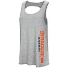 Women's Colosseum Syracuse Orange Twisted Back Tank Top, Size: Xl, Grey (charcoal)