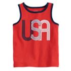 Toddler Boy Jumping Beans&reg; Usa Jersey Tank Top, Size: 3t, Med Red