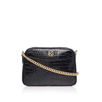 Kurt Geiger London Croc Plum Cross Body