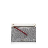 Kurt Geiger London Lurex Tweed Gemini Pouch