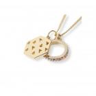 Kurt Geiger London 18 C Gold Ring Necklace