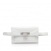 Kurt Geiger London Ostrich Annie Belted Bag