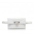 Kurt Geiger London Ostrich Annie Belted Bag