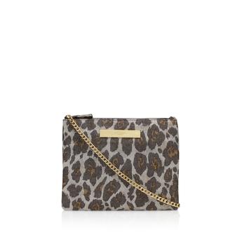 Kg Kurt Geiger Grace Leopard Lurex Pouch