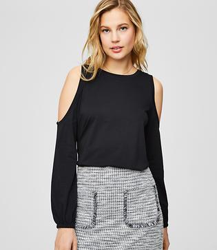 Loft P Ls Pippa Cold Shoulder Tee