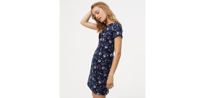 Loft Floral Vine Sheath Dress