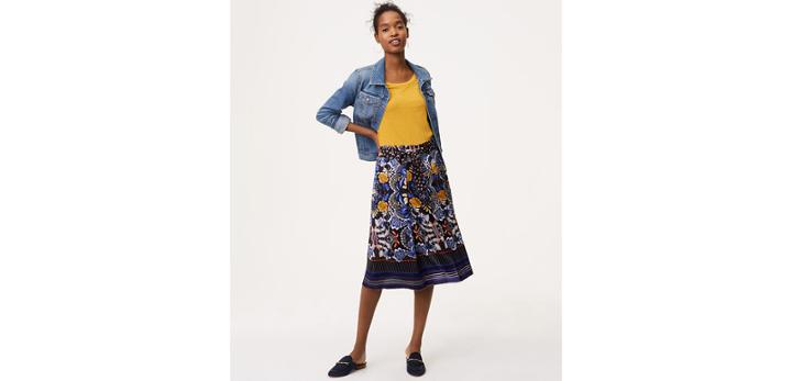 Loft Autumn Dream Skirt