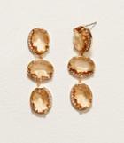 Loft Pave Stone Drop Earrings