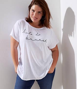 Loft Graphic Poetry Crew Tee