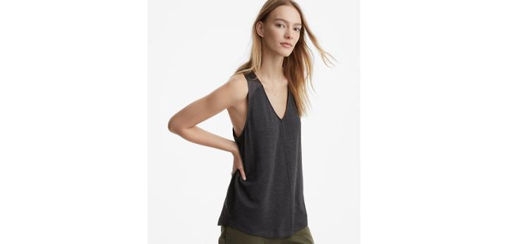 Loft Lou & Grey Paneled Signaturesoft Racerback Tank