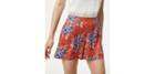 Loft Floral Pleated Shorts