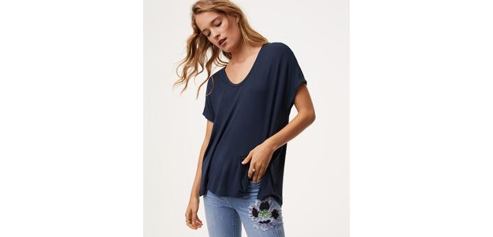 Loft Relaxed Slit Tee