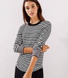 Loft Striped Shirttail Sweater