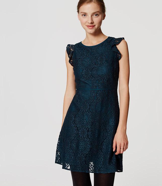 Loft Lace Flutter Dress