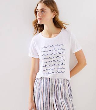 Loft Beach Waves Tee