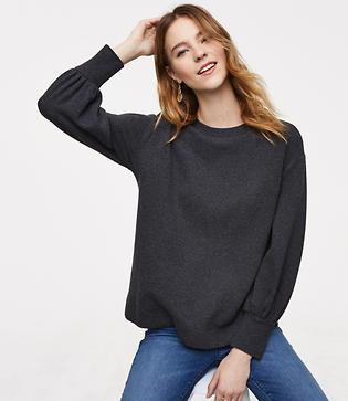Loft Puff Sleeve Sweatshirt