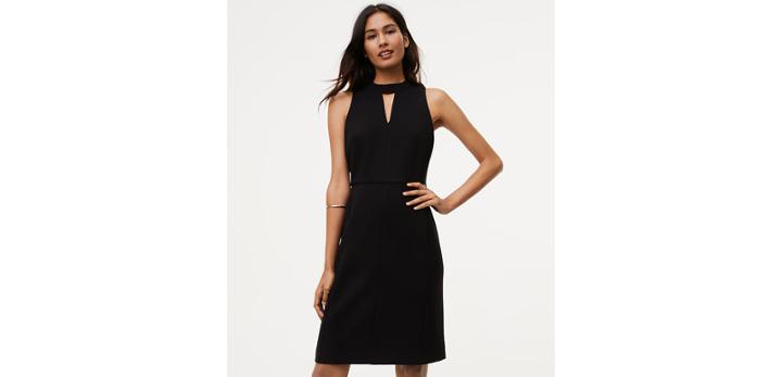 Loft Keyhole Sheath Dress