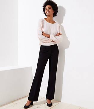 Loft Trousers In Doubleweave In Marisa Fit