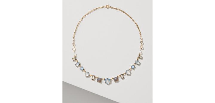 Loft Multicolored Crystal Stone Necklace