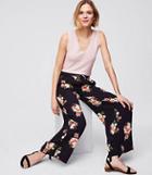 Loft Bouquet Fluid Drawstring Pants