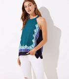 Loft Mosaic Halter Shell