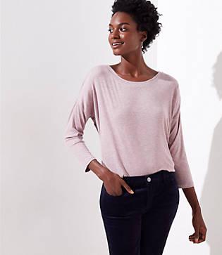 Loft Dolman Shirttail Tee