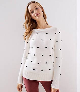 Loft Bobble Stitch Sweater