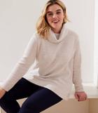 Loft Plus Textured Turtleneck Sweatshirt