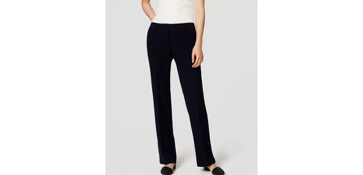Loft Doubleface Trousers In Julie Fit With 31 Inseam