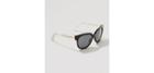 Loft Two Tone Modern Cateye Sunglasses