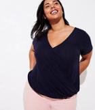 Loft Plus Wrap Bar Back Tee