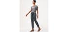 Loft Floral Embroidered Tie Waist Pants