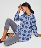 Loft Medallion Blouson Sleeve Tunic