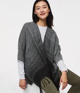 Loft Ombre Poncho