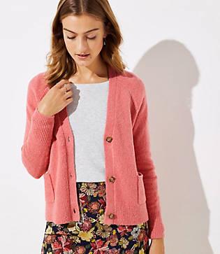 Loft V-neck Pocket Cardigan