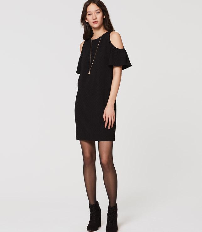 Loft Cold Shoulder Dress