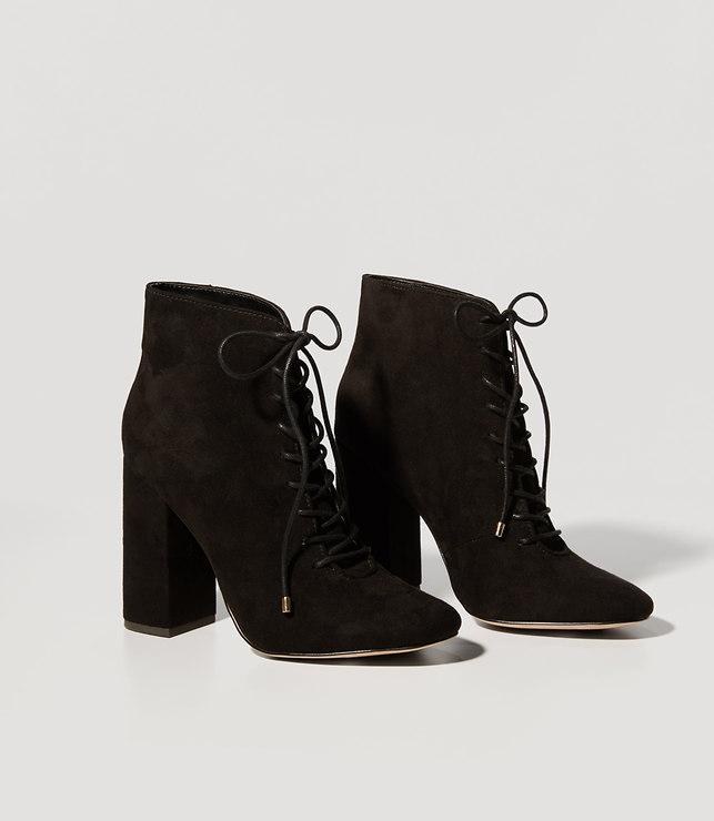 Loft Lace Up Booties